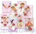 Zestaw papierów Mini do Scrapbookingu M87 -Baby Girl - 24ark