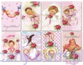 Zestaw papierów Mini do Scrapbookingu M87 -Baby Girl - 24ark