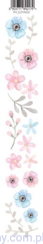 Pasek scrap 3 - kwiatki do wycięcia - Paper Heaven - Dziecko z marzeń  PH_DZMx03