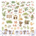 Papier P13 - Woodland Cuties - dodatki do wycinania  P13-WDC-07