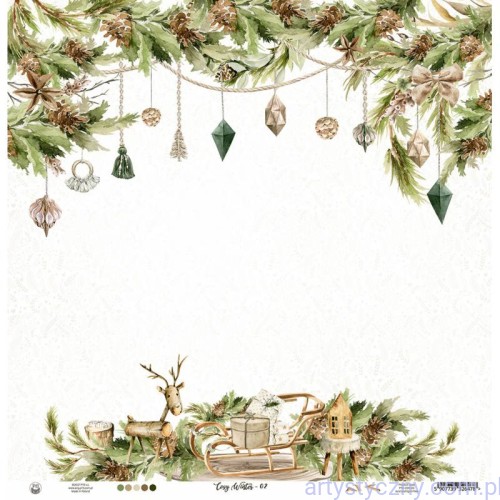 Papier do scrapbookingu P13 30x30cm - Cosy Winter P13-COS-02