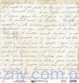 Papier do scrapbookingu Mintay 30x30cm - Written Memories MT-MEM-01