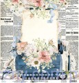 Papier do scrapbookingu Mintay 30x30cm - Written Memories MT-MEM-02
