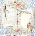 Papier do scrapbookingu Mintay 30x30cm - Written Memories MT-MEM-03