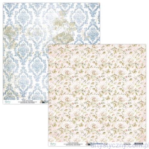 Papier do scrapbookingu Mintay 30x30cm - Written Memories MT-MEM-04