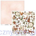Papier Mintay z elementami do wycinania 30x30cm - Woodland MT-WOO-09