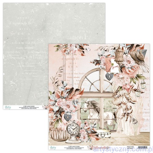 Papier do scrapbookingu Mintay 30x30cm - Florabella 01 MT-FLB-01