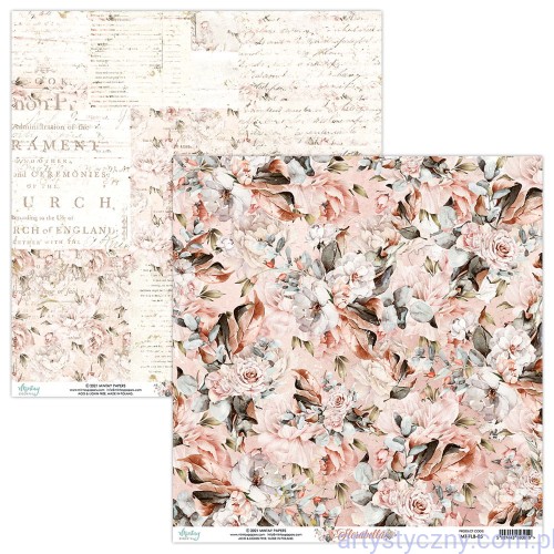 Papier do scrapbookingu Mintay 30x30cm - Florabella MT-FLO-05