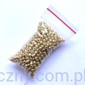 Szklane Koraliki Rokail 4mm - Złote 30g - 400szt