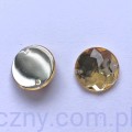 Dżety kamienie cyrkonie kryształki do przyszycia 15mm - 100 szt - Złote Miodowe