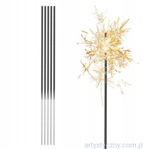 Zimne ognie mini fajerwerki na ślub wesele święta - 16cm/31sec/7szt