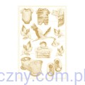 Zestaw tekturek Baby Joy 01 - motywy na chrzest - 11szt P13-BAB-43