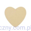 Podkładki pod piwo do decoupage - Papier-Mache Coaster Heart - 10 szt - Serce