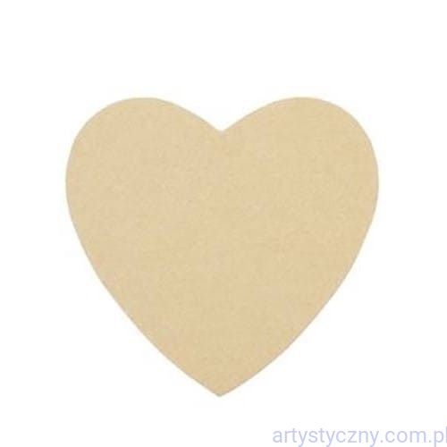 Podkładki pod piwo do decoupage - Papier-Mache Coaster Heart - 10 szt - Serce