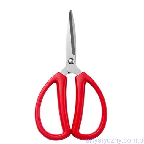OSTRE NOŻYCZKI do papieru wstążek tkanin DUŻE UCHWYTY