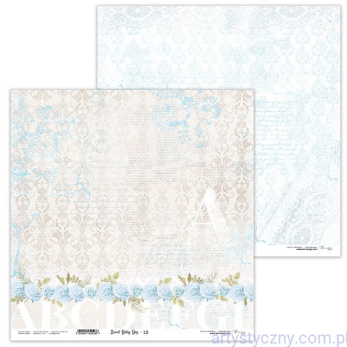 Papier do scrapbookingu 30x30cm - Sweet baby boy 10 - Lexi Design LX-22-55-10