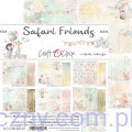 Zestaw papierów do scrapbookingu Craft o'Clock - Safari Friends - 6ark - 20x20cm CC-C50-SFS-07