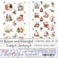 Zestaw etykiet 2szt do wycięcia - Warm and Peaceful - Boże Narodzenie - Craft o'Clock CC-DIGI-PR29