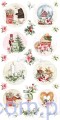 Zestaw etykiet 2szt do wycięcia - Warm and Peaceful - Boże Narodzenie - Craft o'Clock CC-DIGI-PR29