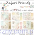 Zestaw papierów do scrapbookingu Craft o'Clock - Safari Friends - 30x30cm CC-C50-SFS-00