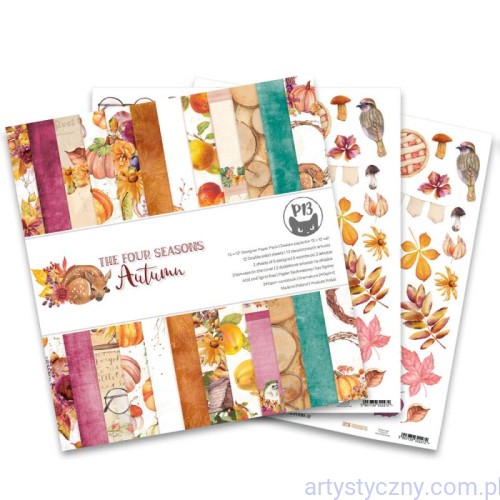Zestaw papierów 30x30cm P13 - The Four Seasons - Autumn - 7ark P13-AUT-08