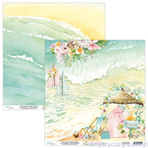 Papier do scrapbookingu Mintay 30x30cm - Paradise MT-PAR-03