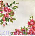 Papier do scrapbookingu P13 30x30cm Boże Narodzenie - Rosy Cosy Christmas 01