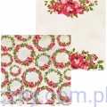 Papier do scrapbookingu P13 30x30cm Boże Narodzenie - Rosy Cosy Christmas 06