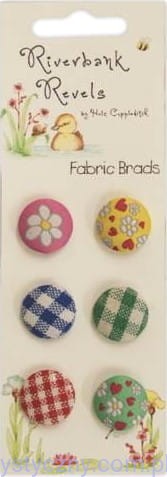 Riverbank Revels Brads - Ćwieki Ozdobne Materiałowe
