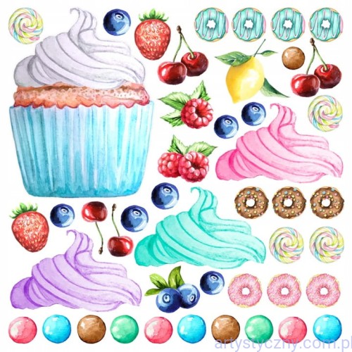 Papier do scrapbookingu LemonCraft - Something Sweet 04 - do wycinania