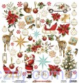Papier do scrapbookingu Mintay - White Christmas - elementy do wycinania