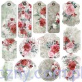 CC-C51-VL-08 Zestaw papierów do scrapbookingu Craft o'Clock - Vintage Love - 15x15cm