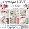 CC-C51-VL-08 Zestaw papierów do scrapbookingu Craft o'Clock - Vintage Love - 15x15cm