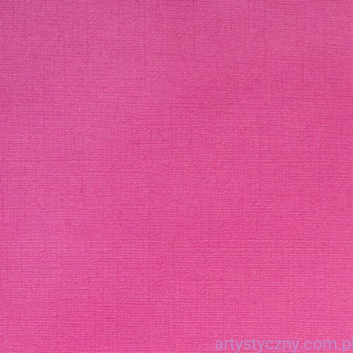 Baza do Kartek - Różowy Papier Tkanina Lniana 30x30cm - 230g - Bright Pink