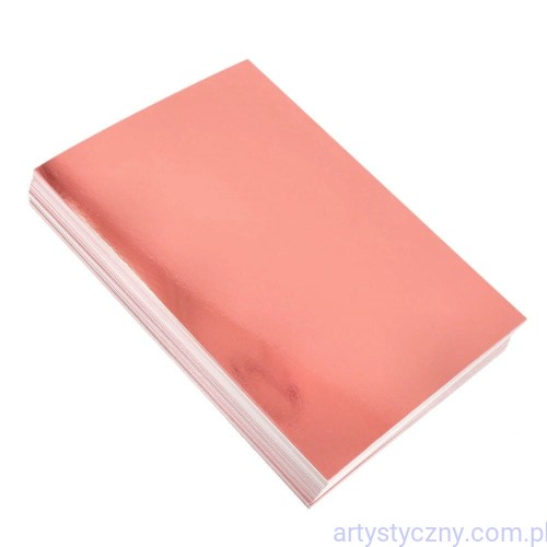 Baza do Kartek - Papier Lustrzany Rose Gold -  250g - 10x A4