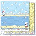 Zestaw papierów do scrapbookingu ScrapBerry's - Zoe and Ziggy's Sailing Adventures 30x30cm  SCB220609900BX