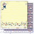Zestaw papierów do scrapbookingu ScrapBerry's - Zoe and Ziggy's Sailing Adventures 30x30cm  SCB220609900BX