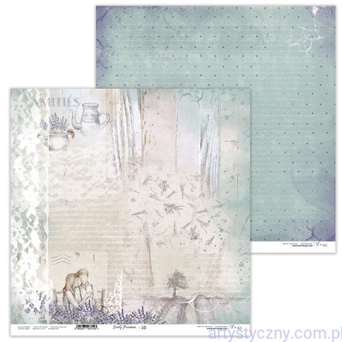 Papier do scrapbookingu 30x30cm - Lovely Provence 10 - Lexi Design LX-21-42-10