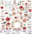 MT-APL-09 Papier do scrapbookingu Mintay z elementami do wycinania - Apple Season - 30x30cm