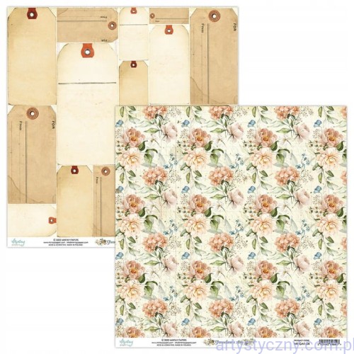 MT-GAT-04 Papier do scrapbookingu Mintay 30x30cm - Grandma's Attic 04