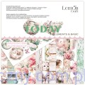 Zestaw papierów do scrapbookingu Lemoncraft - Today - elementy do wycinania - 20x20cm  LEM-TODAY-03