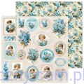 Zestaw papierów do scrapbookingu Lemoncraft - Forget me not - 20x20cm LEM-DD-FORGET-02