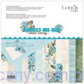 Zestaw papierów do scrapbookingu Lemoncraft - Dear Diary - Forget me not - 30x30cm LEM-DD-FORGET-01