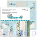 Zestaw papierów do scrapbookingu Lemoncraft - Dear Diary - Forget me not - 30x30cm LEM-DD-FORGET-01