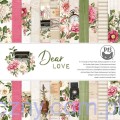Zestaw papierów do scrapbookingu P13 - Dear Love - 15x15cm P13-DEA-09
