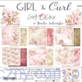 Zestaw papierów do scrapbookingu Craft o'Clock - Girl and Curl - 6ark - 20x20cm CC-C65-GC-07