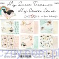 Zestaw papierów do scrapbookingu Craft o'Clock - My Sweet Treasure - 15x15cm - 24ark  CC-C46-MST-09