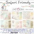 Zestaw papierów do scrapbookingu Craft o'Clock - Safari Friends - 15x15cm - 24ark CC-C50-SFS-08