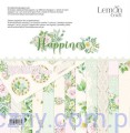Zestaw papierów do scrapbookingu Lemoncraft - Happiness - 30x30cm  LEM-HAPPI-01