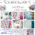 Zestaw papierów do scrapbookingu Craft o'Clock - Soulflowers - 6ark - 20x20cm  CC-C67-SS-07